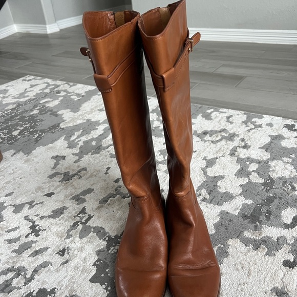 Coach Brown Leather Boots - Picture 6 of 7